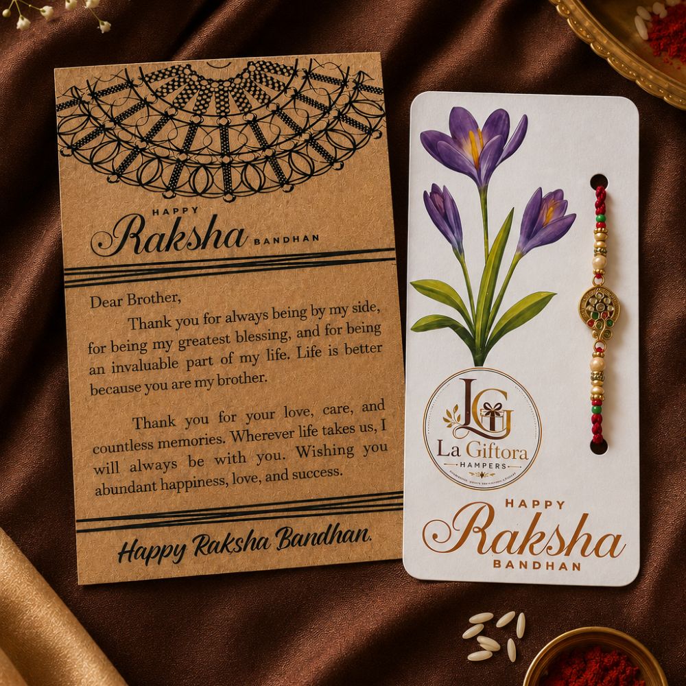 Rakhi + Greeting Card