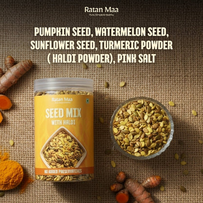 Seed Mix with Haldi (Roasted & Salted)