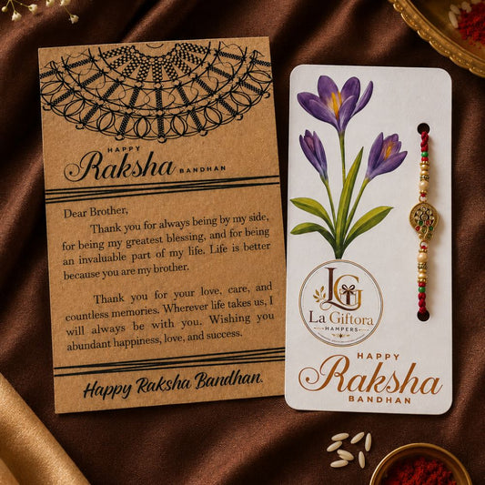 Rakhi + Greeting Card