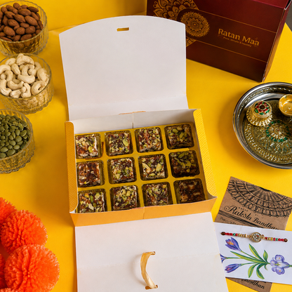 Rakshabandhan Special - Khajur Pak with Rakhi