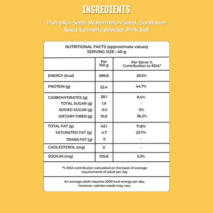 Seed Mix with Haldi (Roasted & Salted) - 400 g