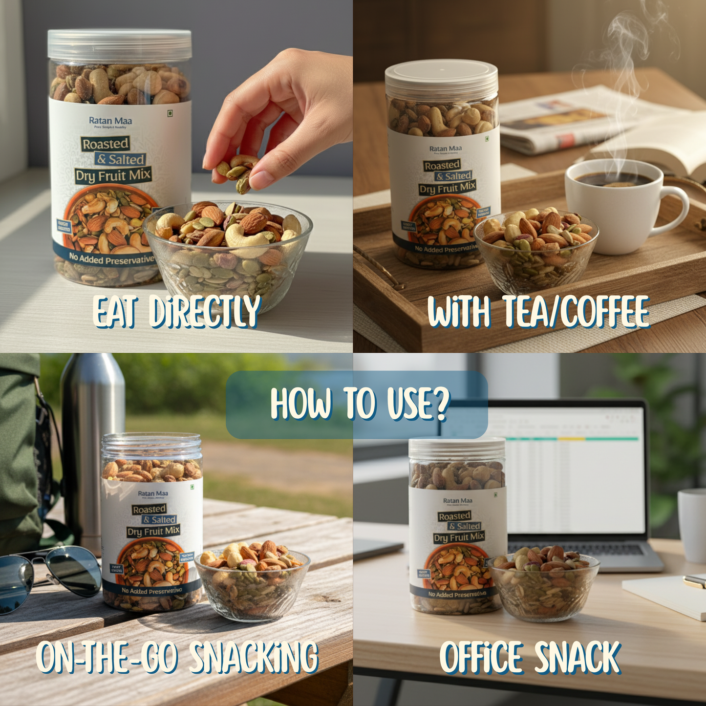 Roasted & Salted Dry Fruit Mix