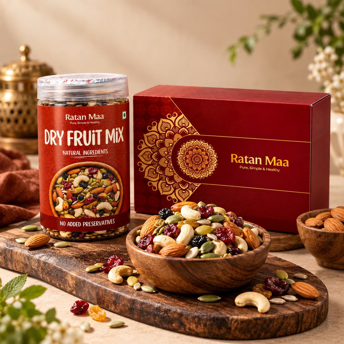 Mix Dryfruit + Khajur Pak ( Combo )